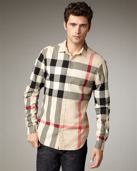 burberry brit shirt for mens|Burberry men's shirts 3x.